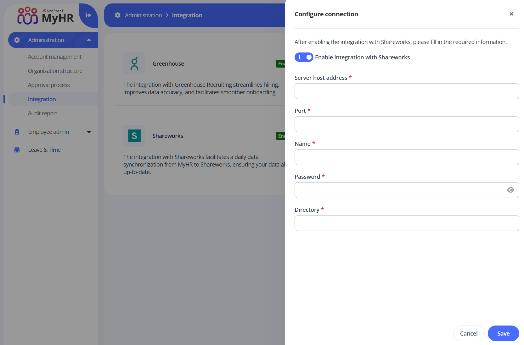 configure-shareworks-connection