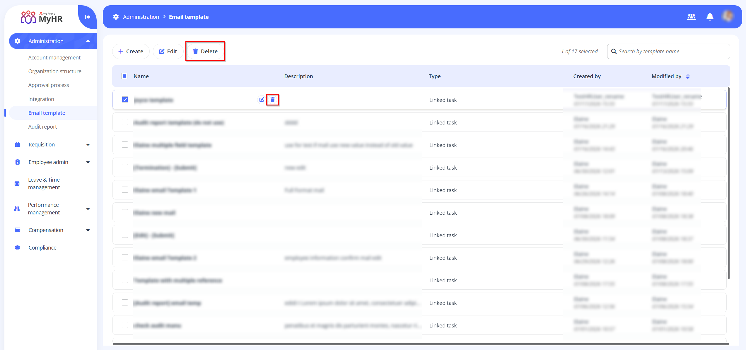 email-template-delete